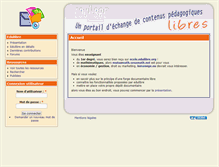 Tablet Screenshot of edulibre.org
